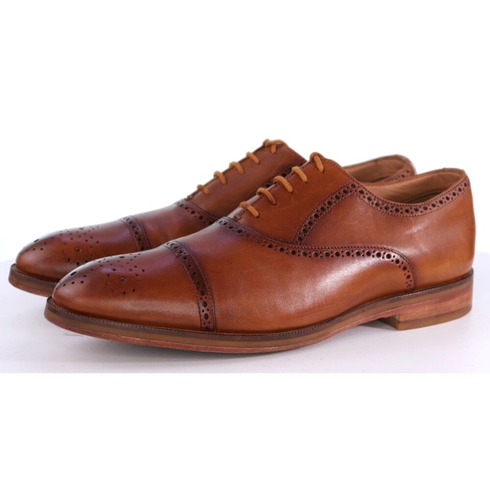 Clarks Craft Master Over Limit $150 Men's Cap Toe Oxfords Dress Shoes Size 9 M